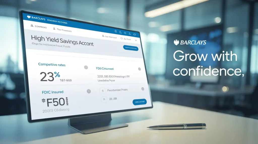 Barclays High Yield Savings Account