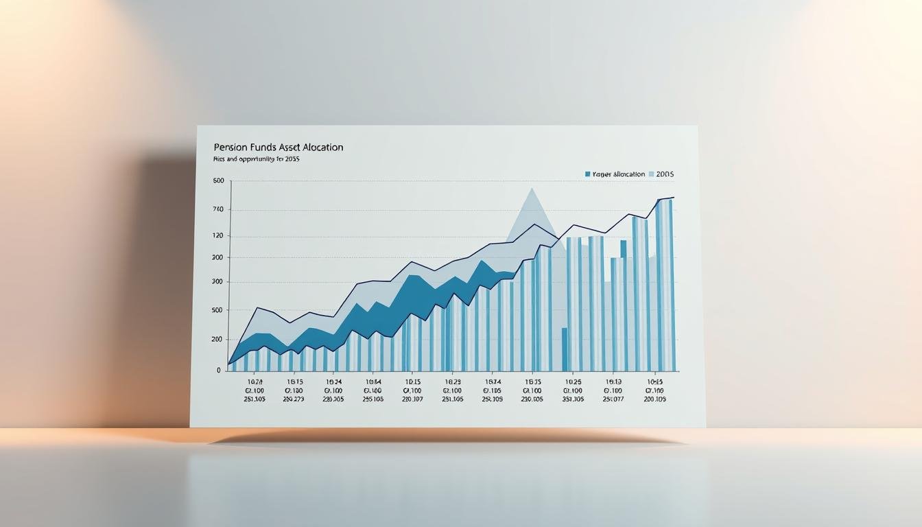 US equities allocation, pension funds trends